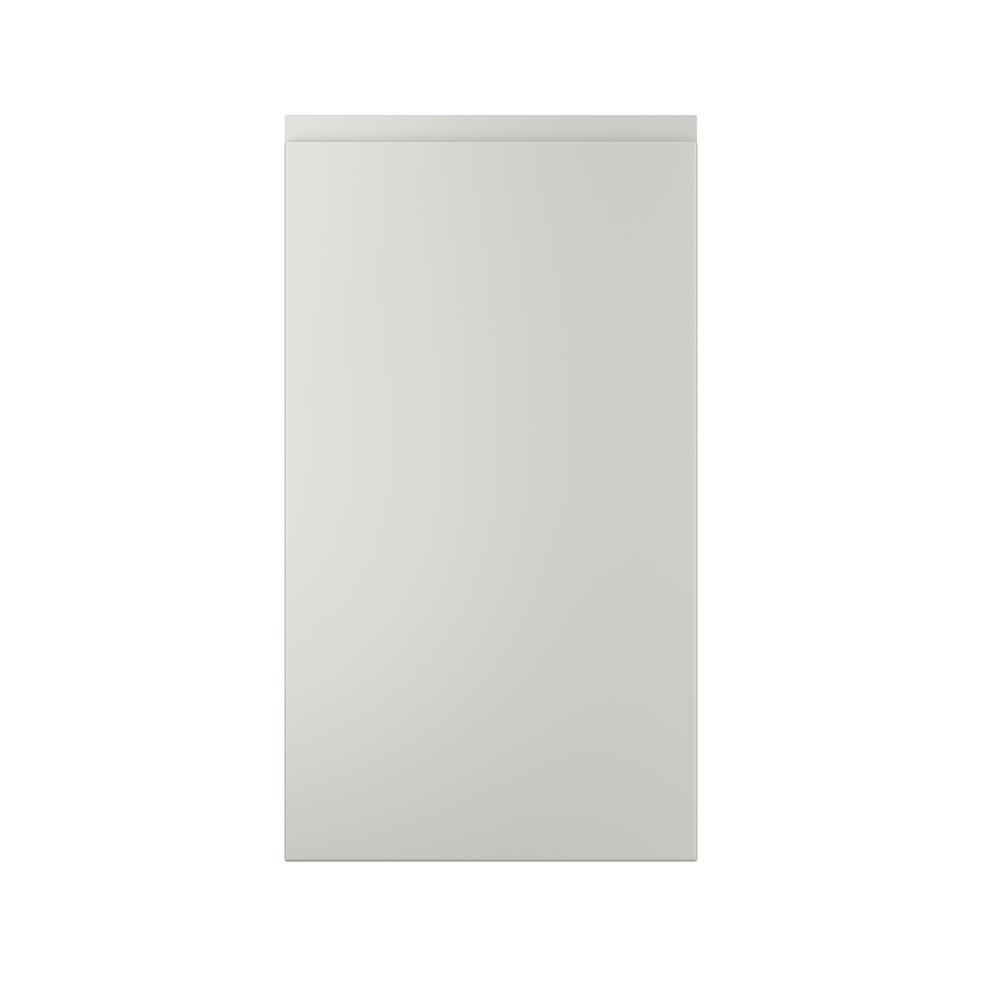 115 X 597 Slab Drawer Front - Strada Matte Painted Light Grey